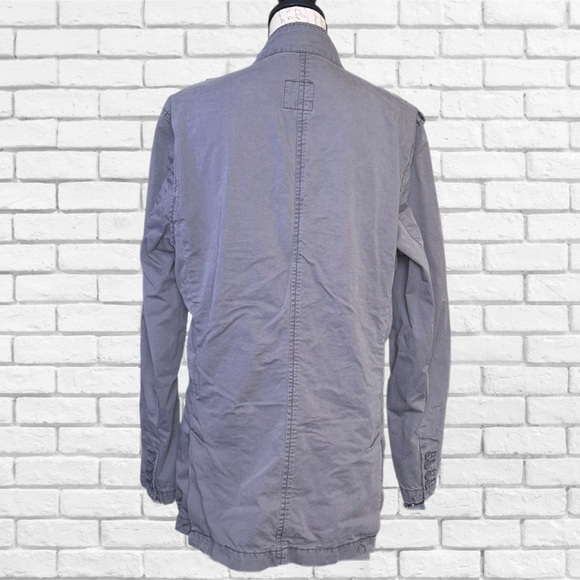 Fossil Gray Military Field Jacket - Picture 2 of 6